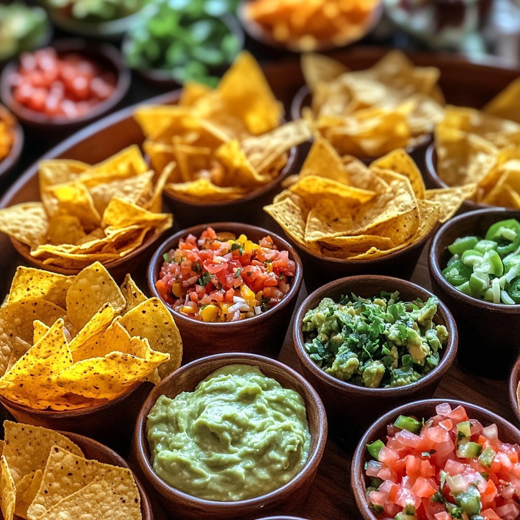 DIY Nacho Bar with Loaded Toppings