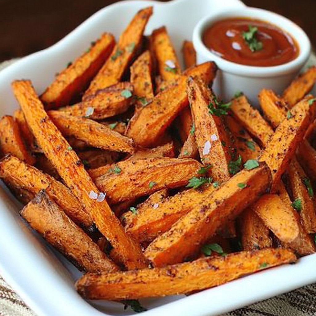 Sweet Potato Fries Recipe | Crispy and Flavorful