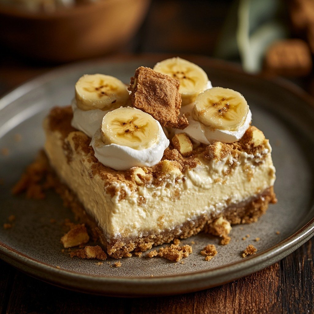 Get Ready to Indulge in These Irresistible Banana Pudding Cheesecake Squares!