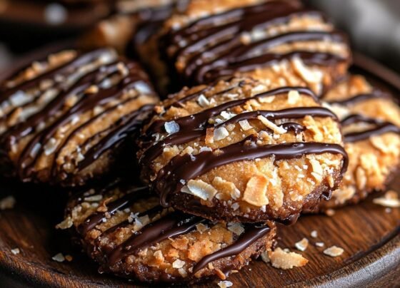 Homemade Samoas Girl Scout Cookies prepared at home with simple ingredients and clear steps.