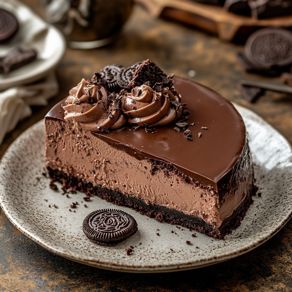 Triple Chocolate Cheesecake