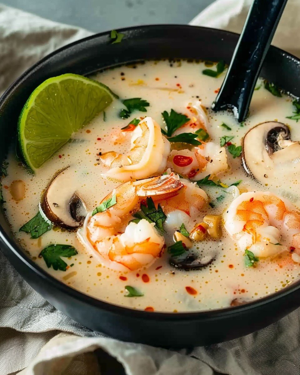 Spicy Thai Shrimp Soup (Tom Yum Goong)