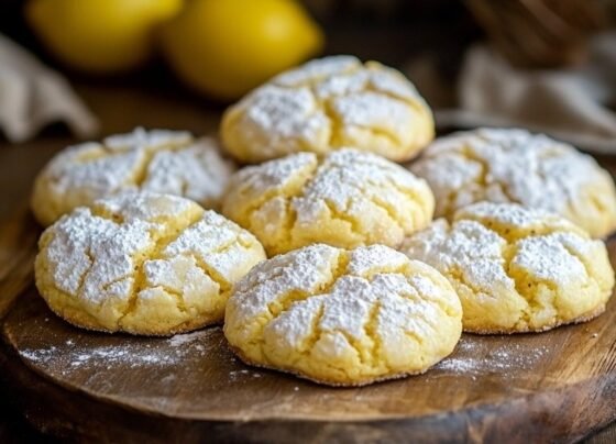Lemon Crinkle Cookies prepared at home with simple ingredients and clear steps.