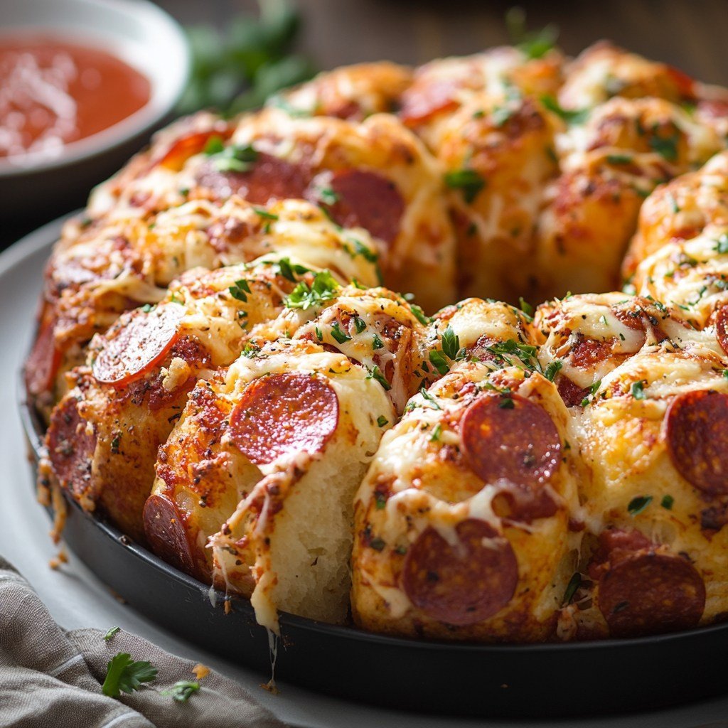 Pizza Monkey Bread | A Fun and Cheesy Twist on Pizza