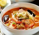 Spicy Seafood Noodle Soup prepared at home with simple ingredients and clear steps.