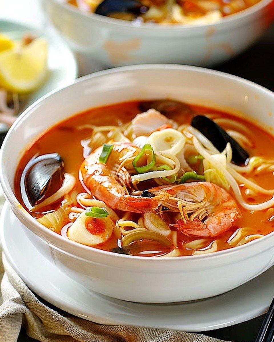Spicy Seafood Noodle Soup