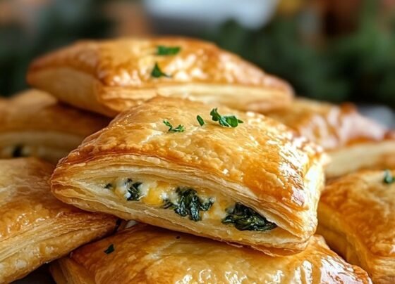 Spinach and Cheese Puff Pastry Stars prepared at home with simple ingredients and clear steps.