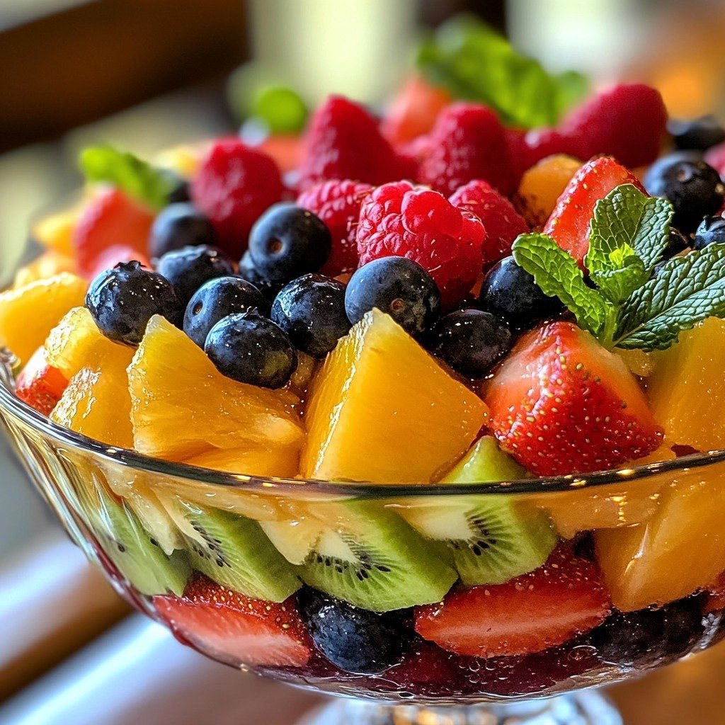 Layered Summer Fruit Salad