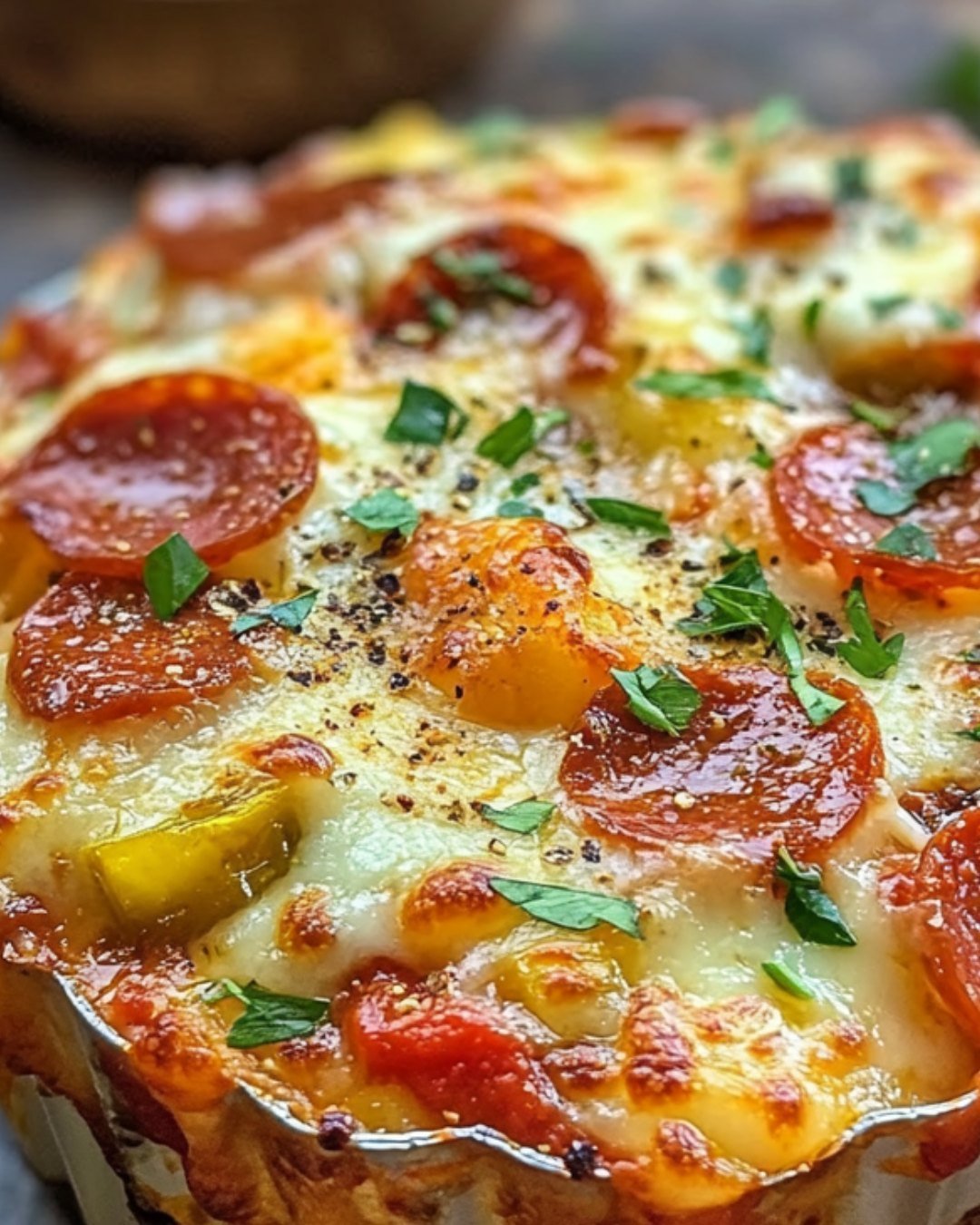 Low Carb Crustless Pizza Bowl