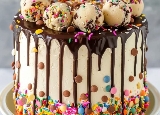 Cookie Dough Cake prepared at home with simple ingredients and clear steps.