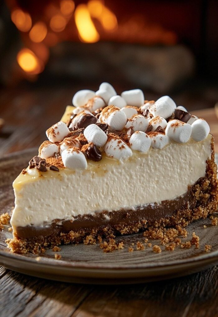S'mores Cheesecake – A Decadent Twist on the Campfire Classic prepared at home with simple ingredients and clear steps.