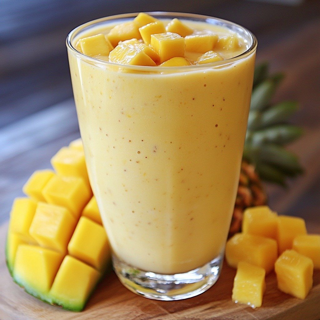 Tropical Smoothie Recipe | Refreshing and Vibrant