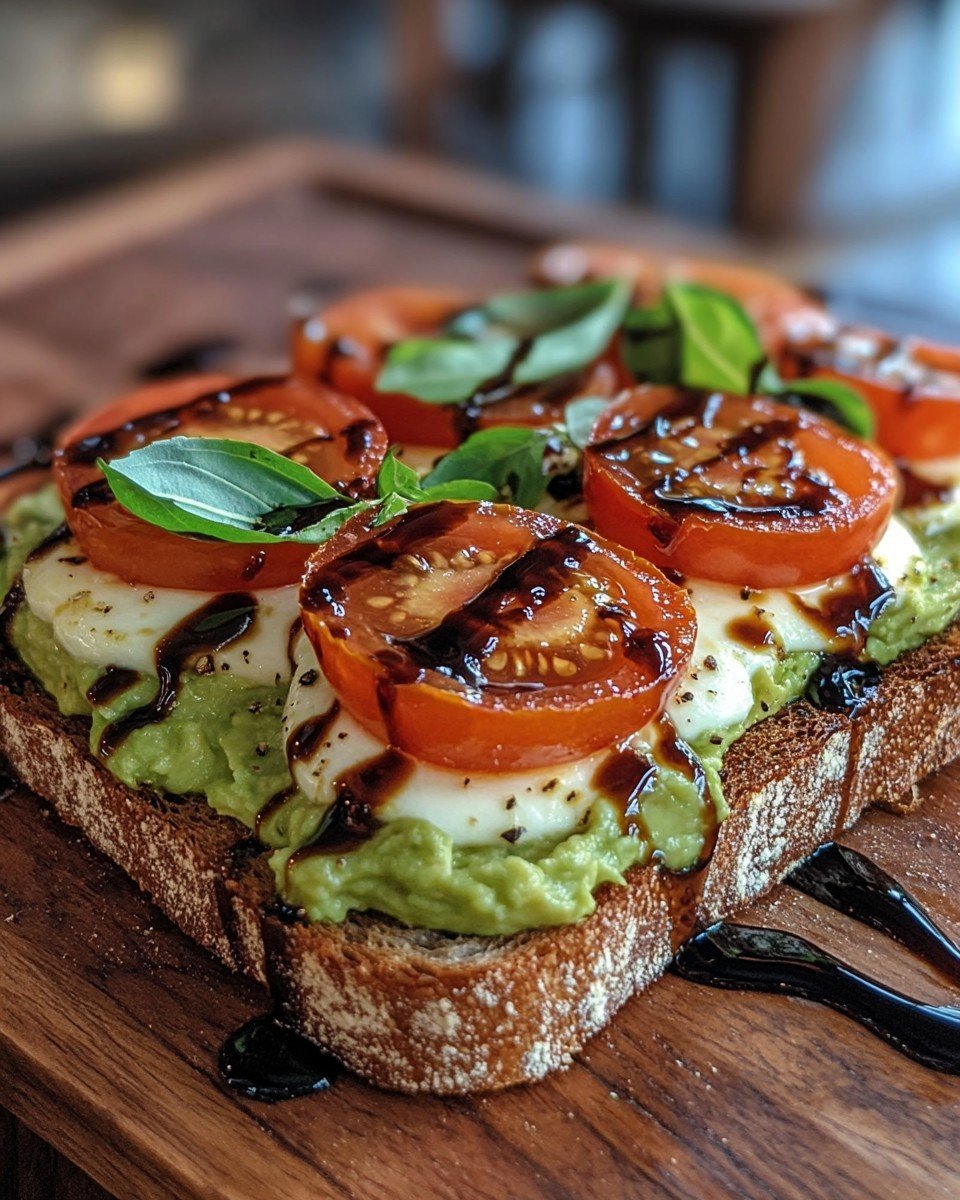 Caprese Avocado Toast