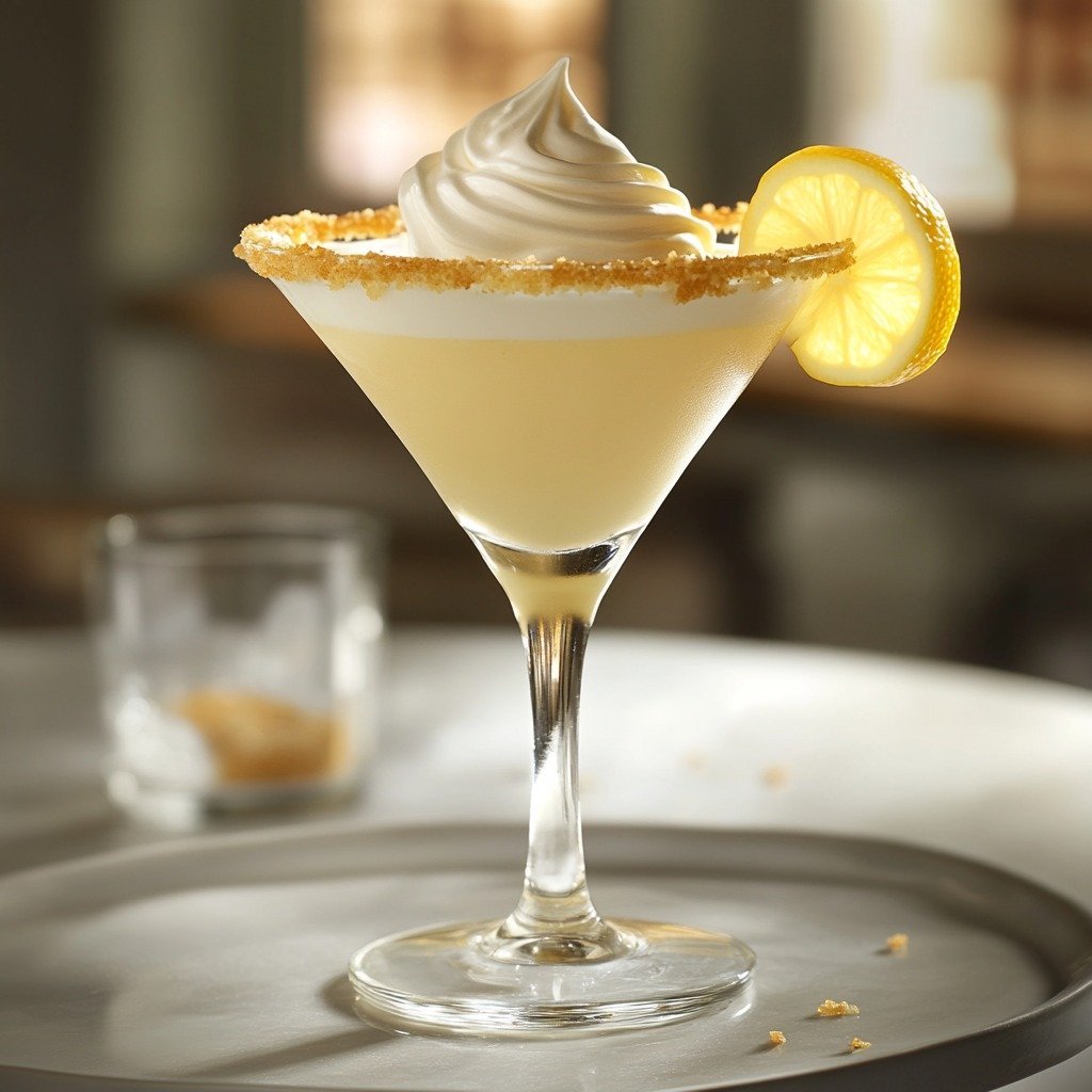 Lemon Meringue Pie Martini – A Decadent Dessert Cocktail