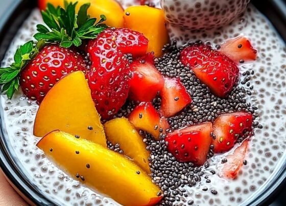 Chia Seed Pudding Bowl with Coconut Milk & Fruit prepared at home with simple ingredients and clear steps.