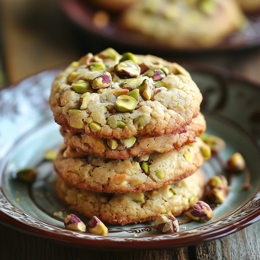 Pistachio Cookies Recipe | Nutty and Delicious