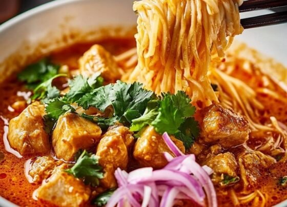 Chicken Khao Soi Recipe prepared at home with simple ingredients and clear steps.