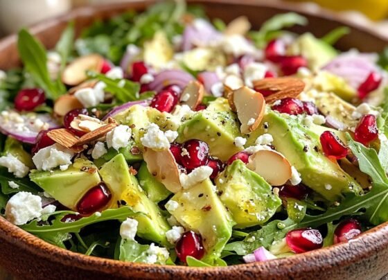 Pomegranate Avocado Salad prepared at home with simple ingredients and clear steps.