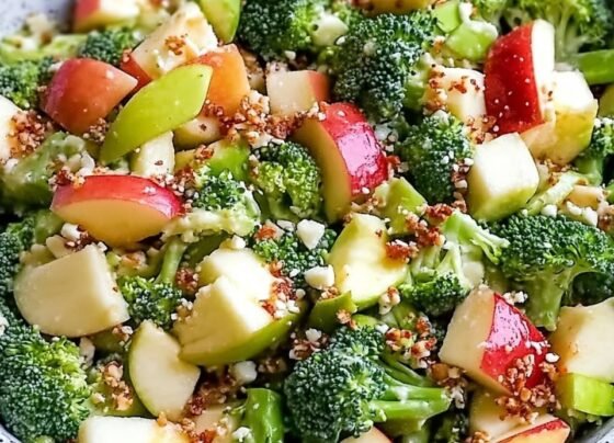 Honeycrisp Apple Broccoli Salad prepared at home with simple ingredients and clear steps.