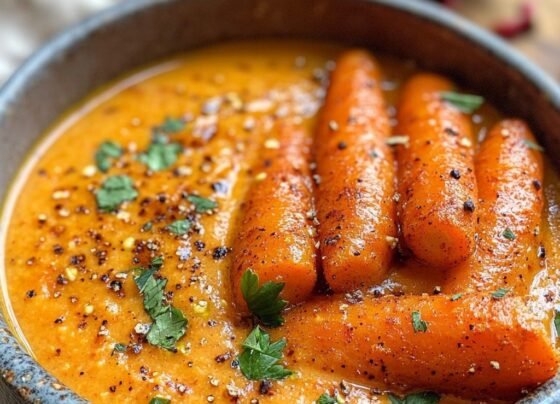 Spiced Cream of Carrot Soup prepared at home with simple ingredients and clear steps.