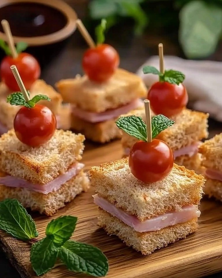 Gourmet Mini Sandwich Skewers