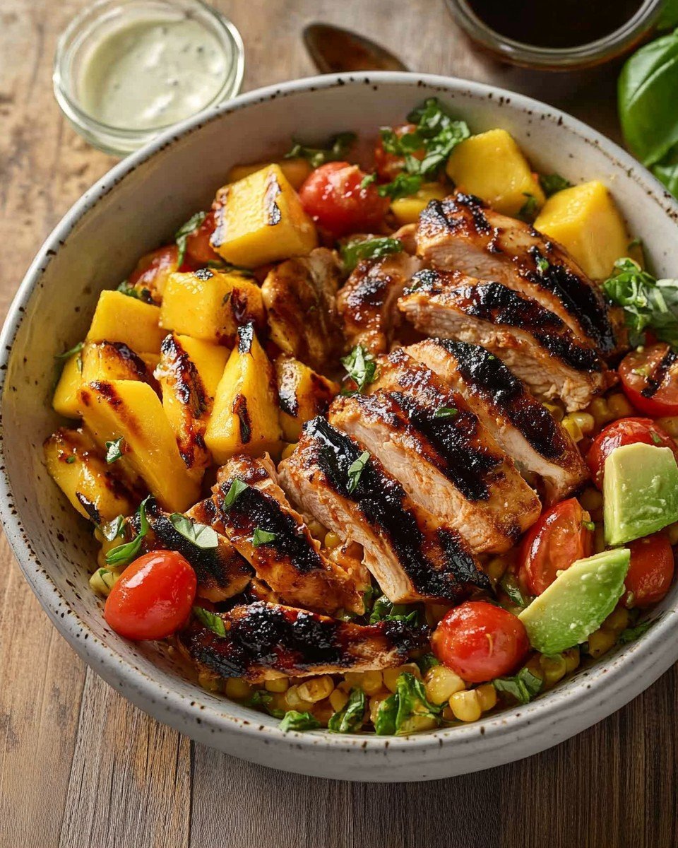 BBQ Chicken Ranch Pasta Salad