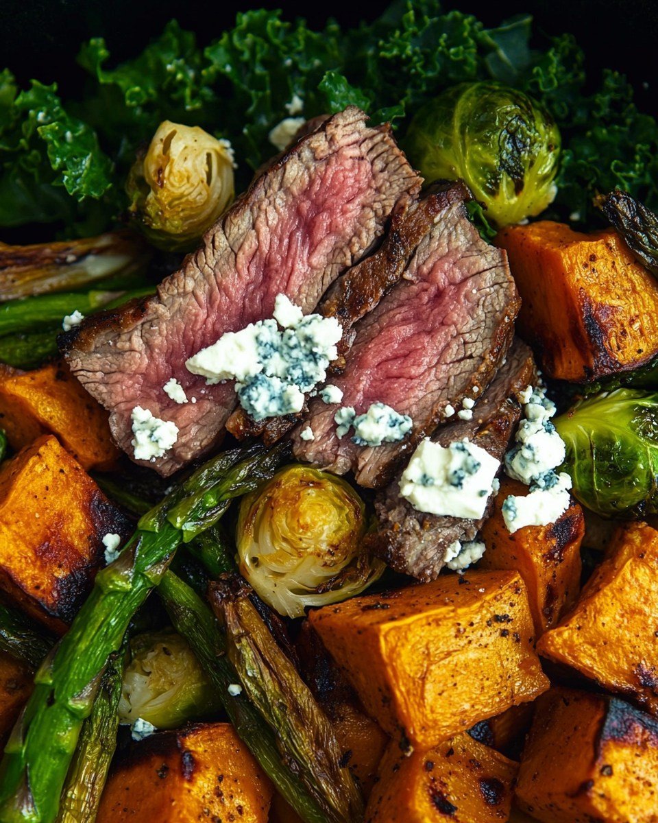 Steak and Blue Cheese Salad