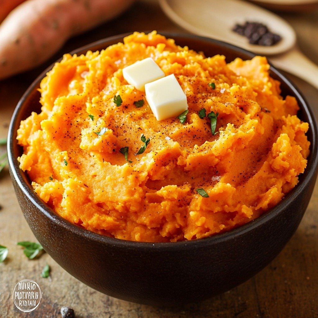 Mashed Sweet Potatoes Recipe | Creamy and Sweet