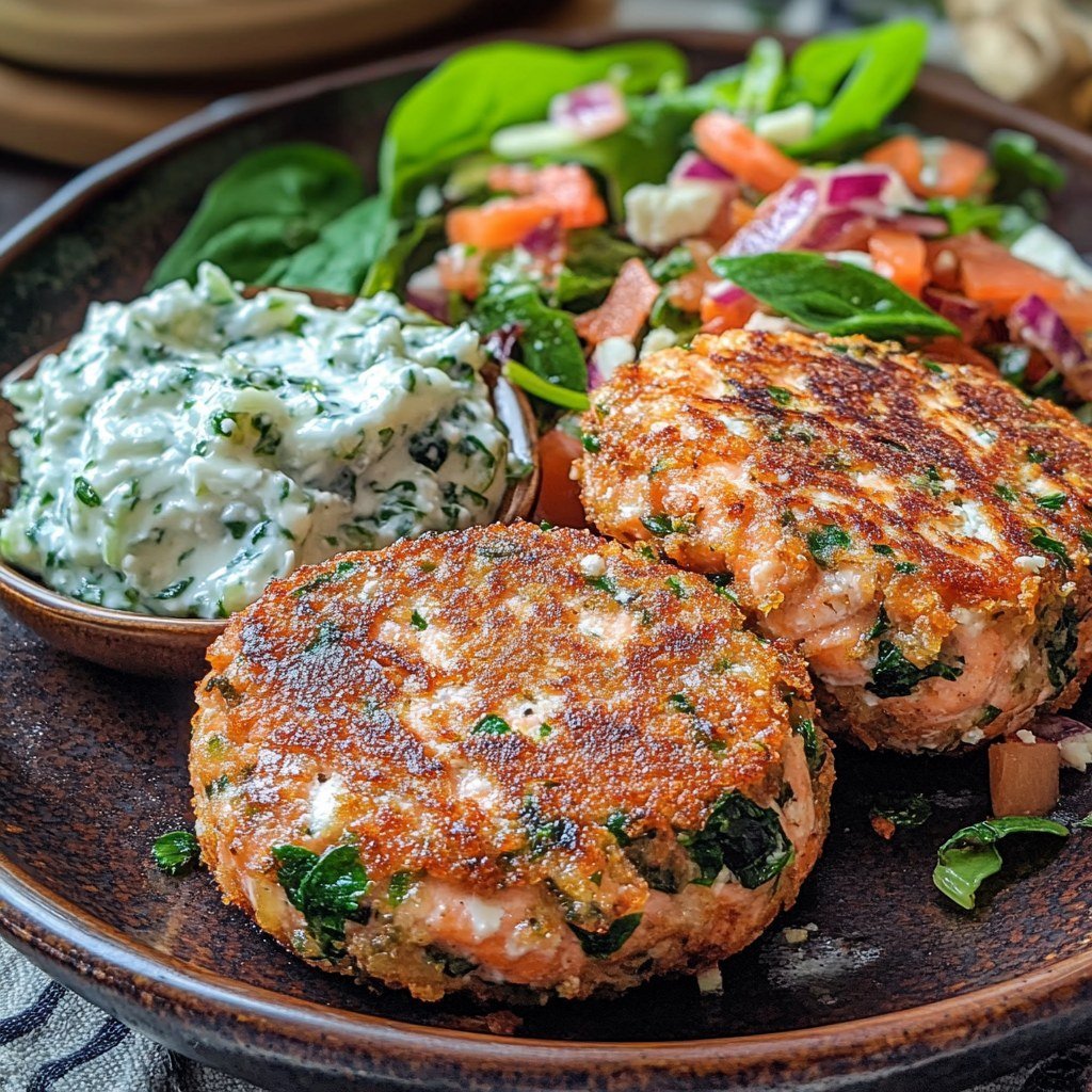Mediterranean Salmon Patties
