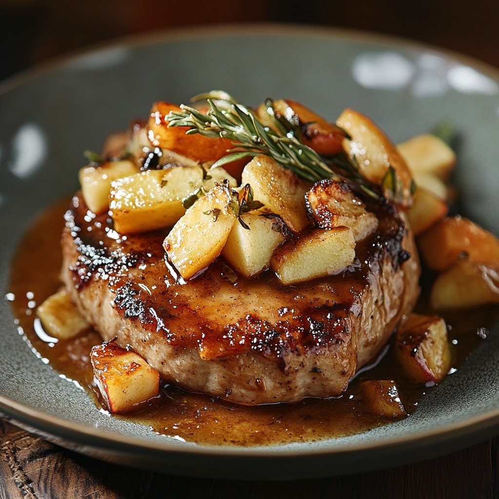 Layered Apple Pork Chop Bake – Simple, Delicious, and Perfect for Fall!