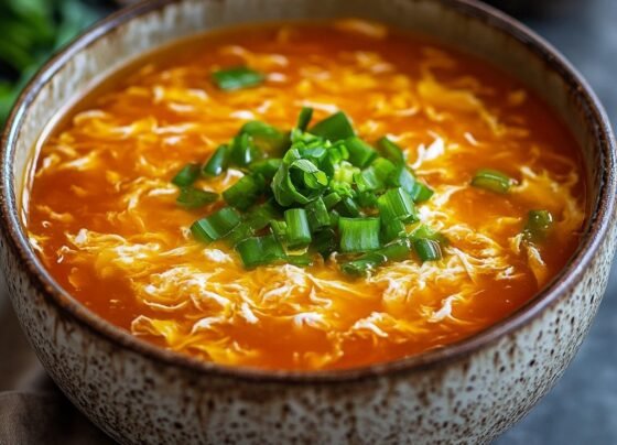 Tomato Egg Drop Soup prepared at home with simple ingredients and clear steps.