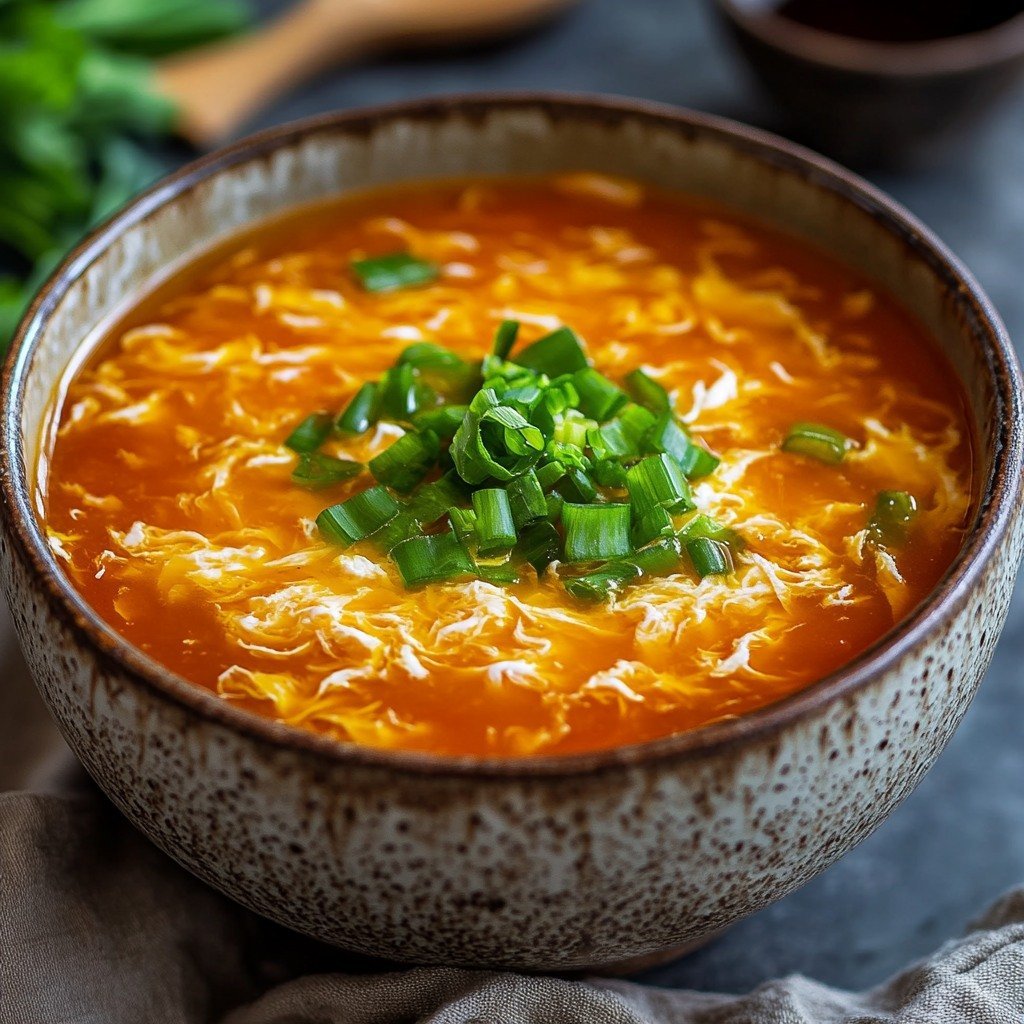 Tomato Egg Drop Soup