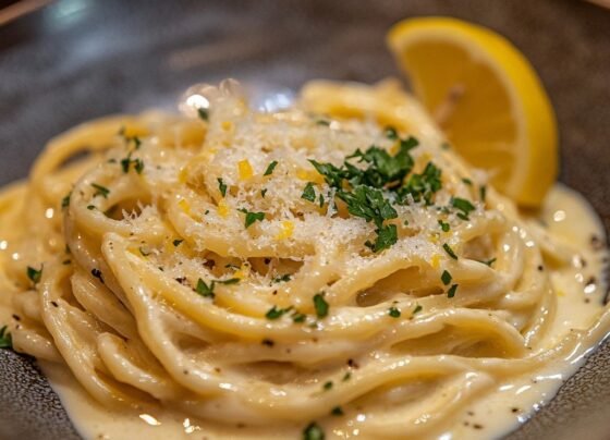 Creamy Garlic Lemon Pasta prepared at home with simple ingredients and clear steps.