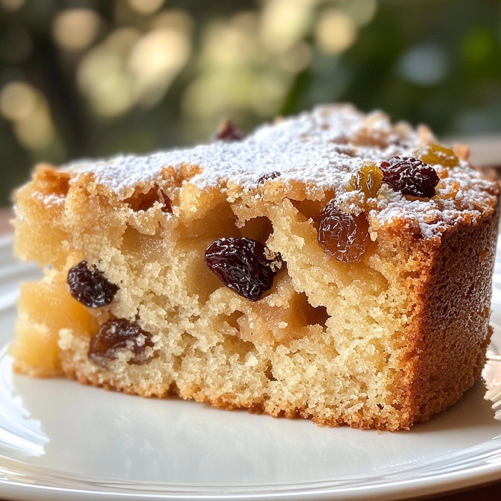 Apple Cake with Raisins