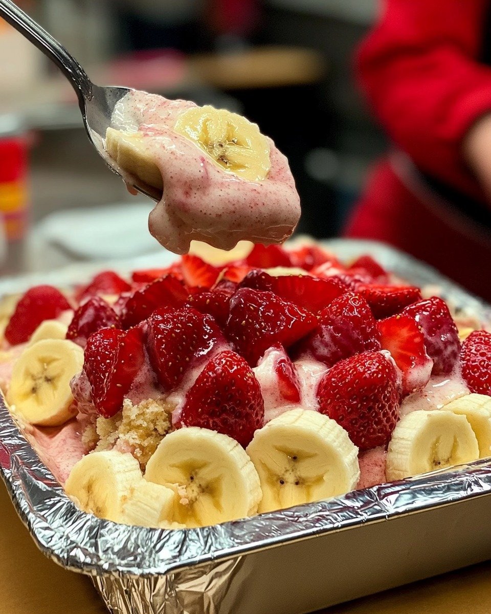 Strawberry Banana Pudding