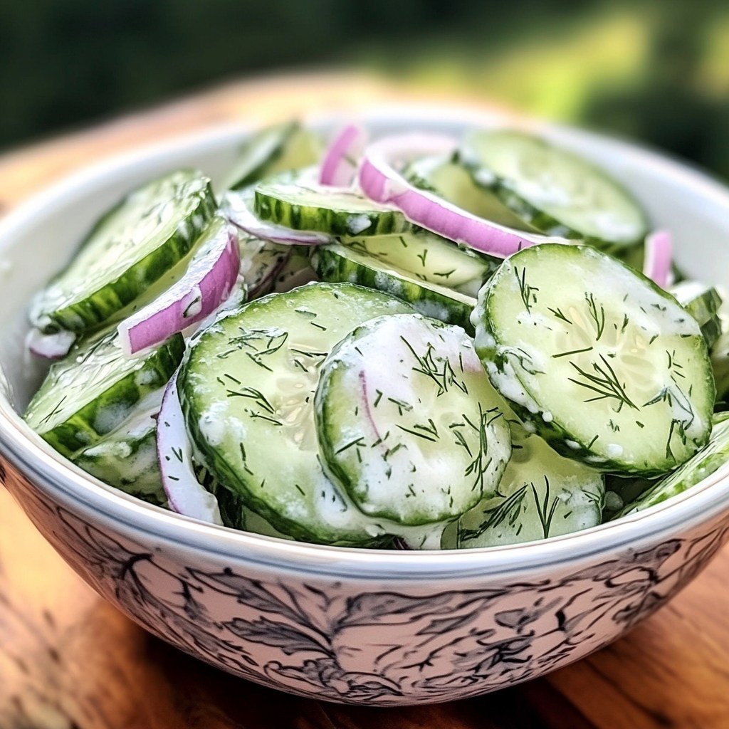 Creamy Cucumber Salad