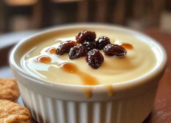 Raisin Custard Dessert prepared at home with simple ingredients and clear steps.
