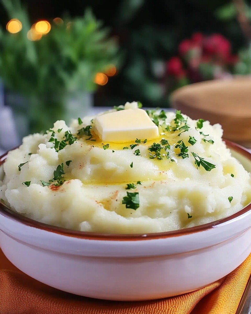 Roasted Garlic Parmesan Mashed Potatoes