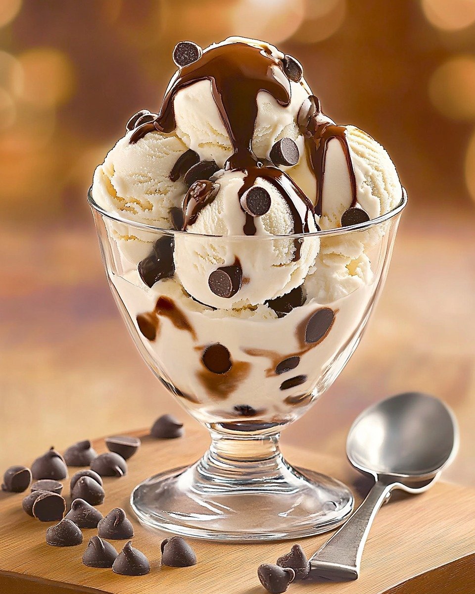 Homemade Moose Tracks Ice Cream