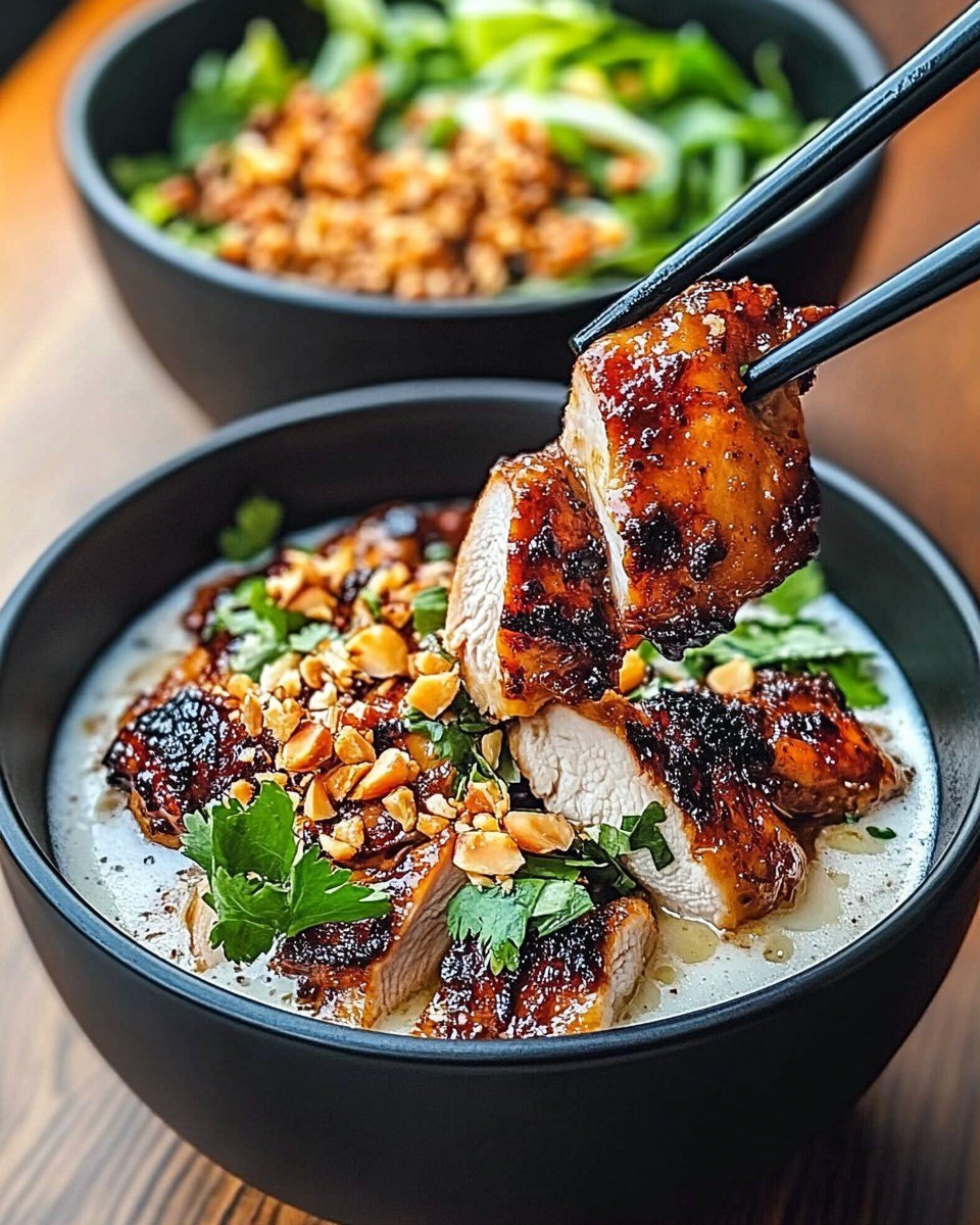 Char Siu Chicken with Coconut Rice Bowls