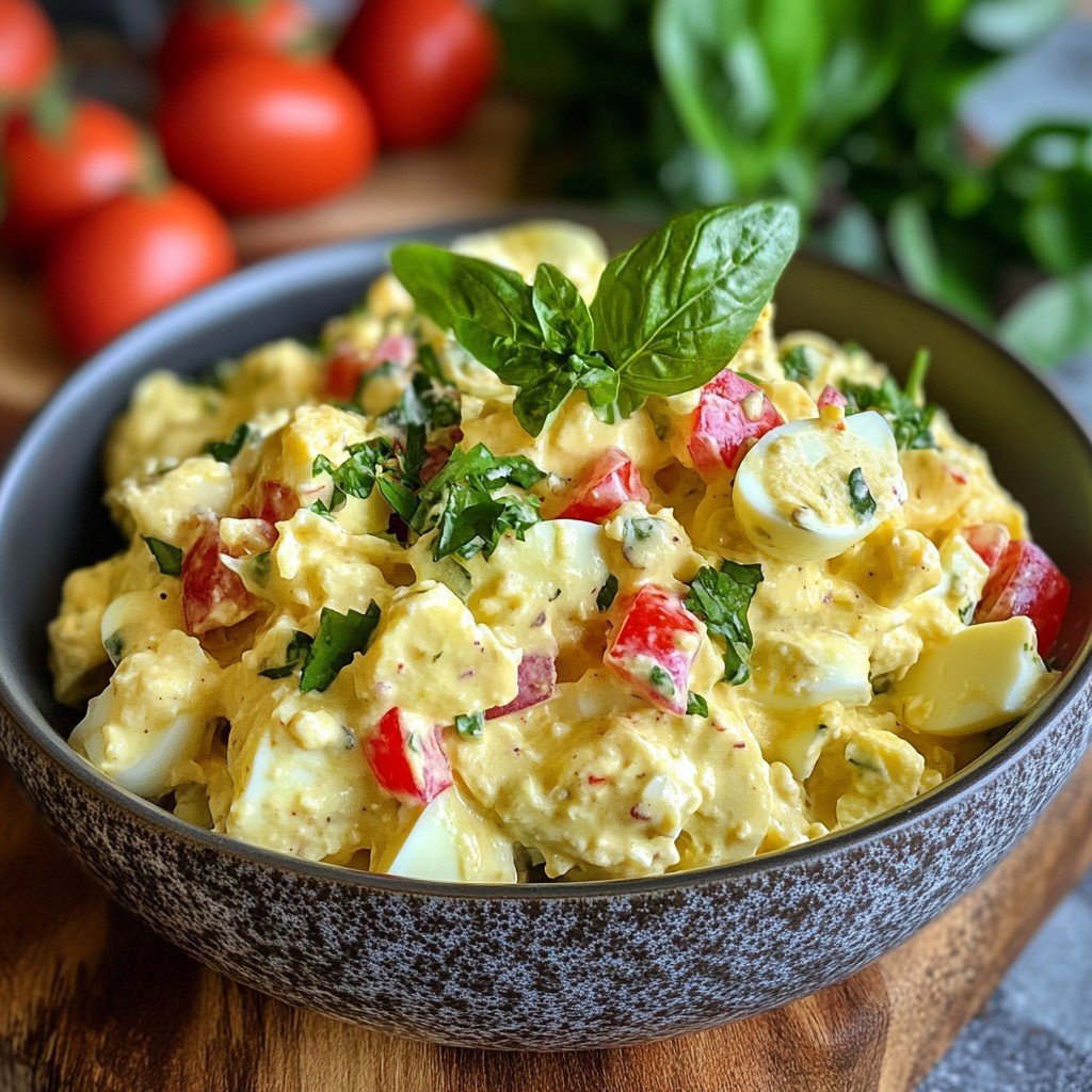 Fresh & Colorful Egg Salad