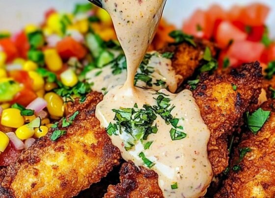 Crispy Fish Tacos with Creamy Sauce & Fresh Salsa prepared at home with simple ingredients and clear steps.