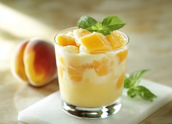 Homemade Peach Ice Cream prepared at home with simple ingredients and clear steps.