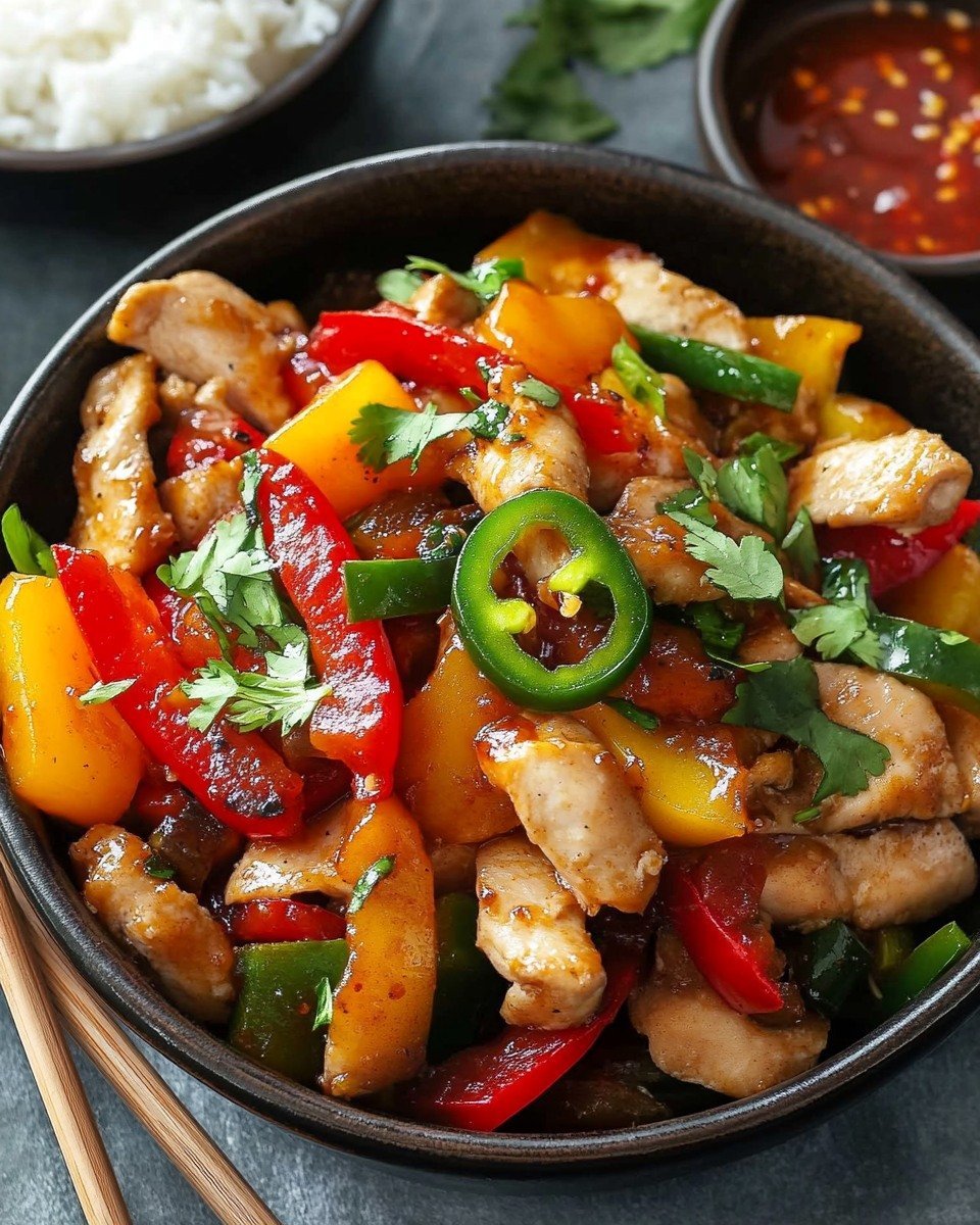 Jalapeno Chicken with Bell Peppers