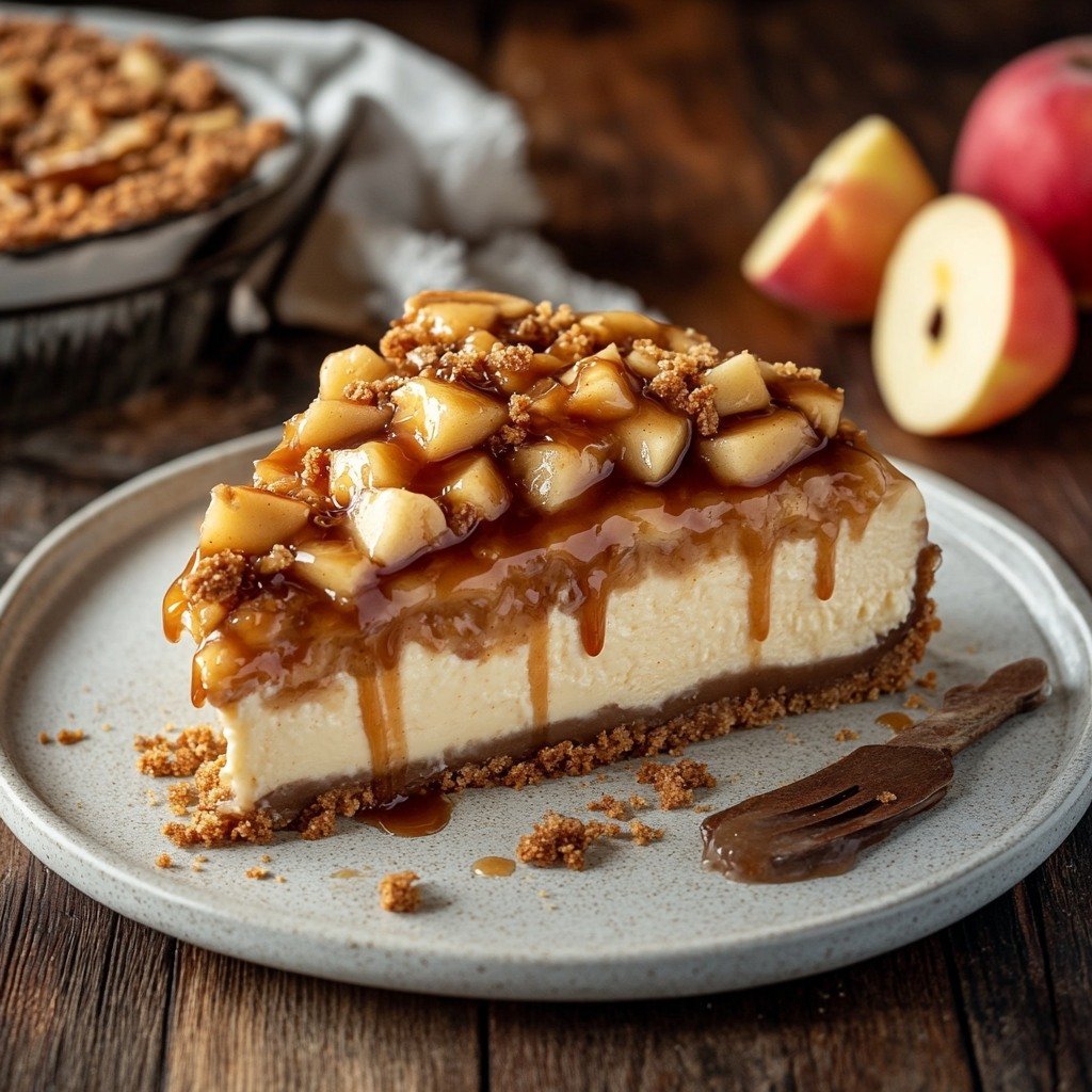 Caramel Apple Cheesecake | Decadent and Delightful Dessert