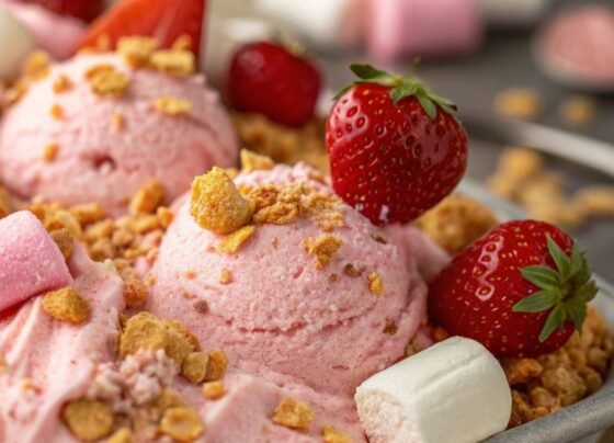 Strawberry Crunch Rice Krispie Treats prepared at home with simple ingredients and clear steps.