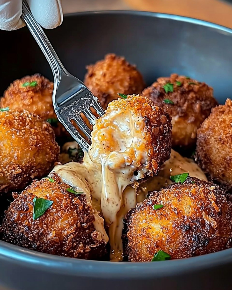 Crispy Mushroom Poppers with Truffle Aioli