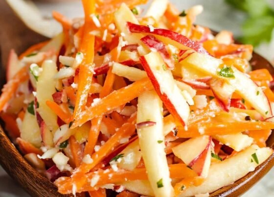 Carrot Apple Salad prepared at home with simple ingredients and clear steps.