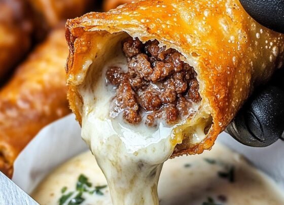 Philly Cheesesteak Egg Rolls with White Queso Dip prepared at home with simple ingredients and clear steps.