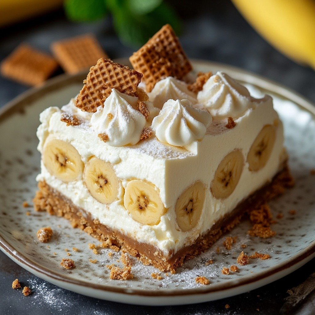 Get Ready to Indulge in These Irresistible Banana Pudding Cheesecake Squares!
